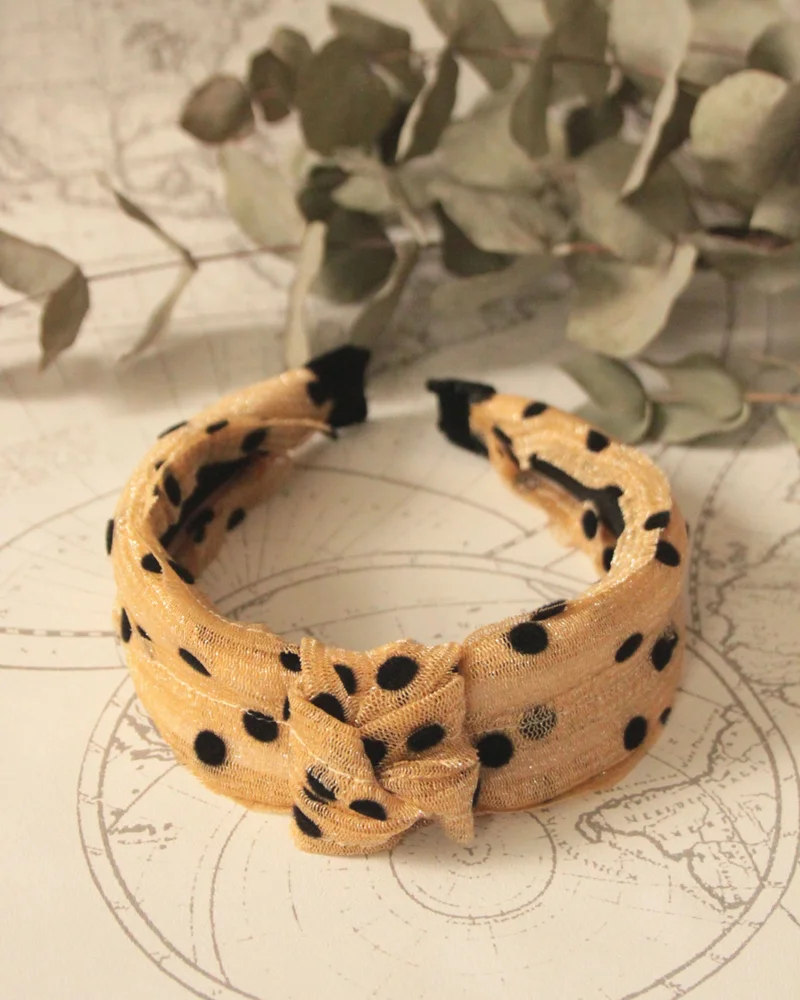 serre tete diy tissu tule