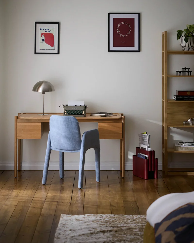 Bureau en bois avec tiroirs Westwing
