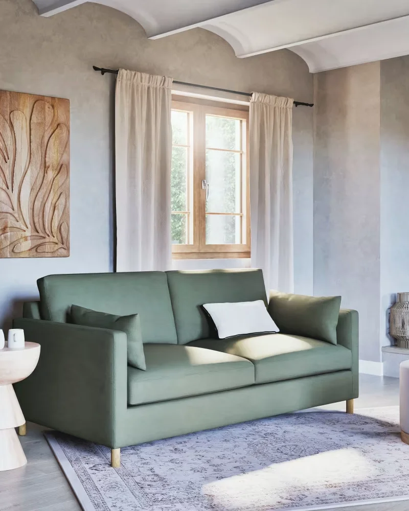 Canapé convertible vert kaki Maisons du Monde