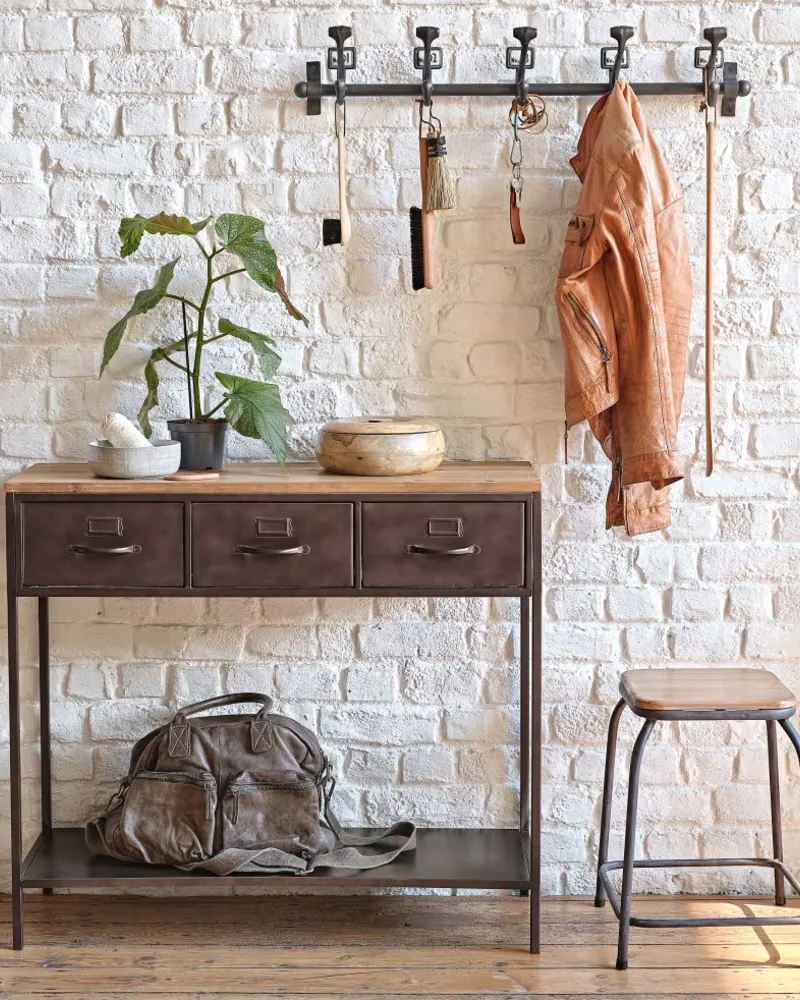 Console avec tiroir industrielle Maisons du Monde