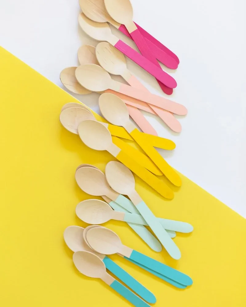 couvert bois peint diy