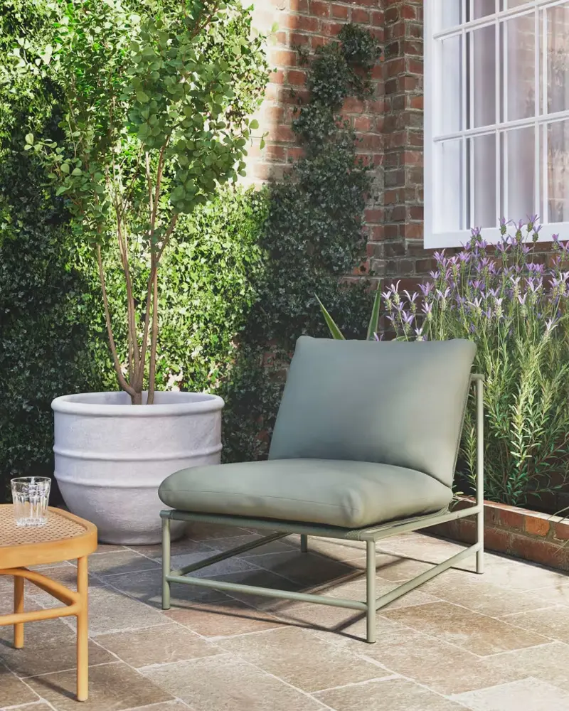 fauteuil jardin vert