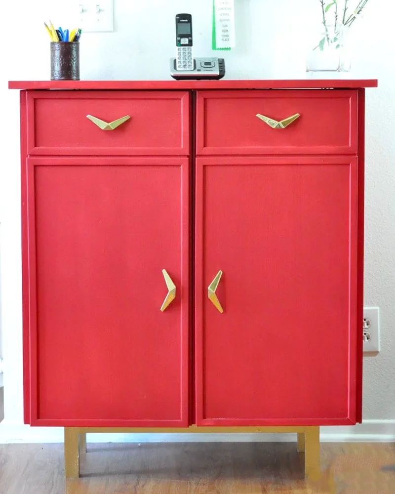 ikea hack ivar buffet vintage