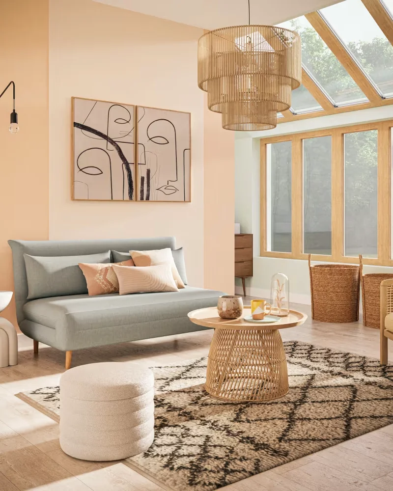 Petit canapé convertible clic clac Maisons du Monde