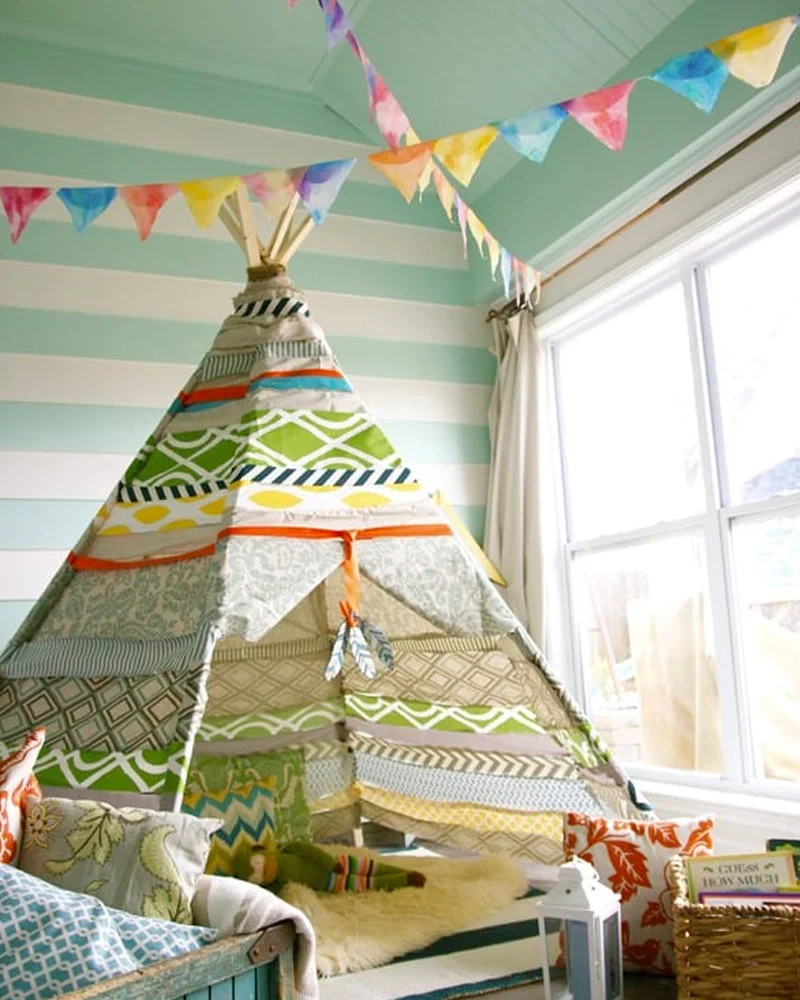 tipi diy tissu motif