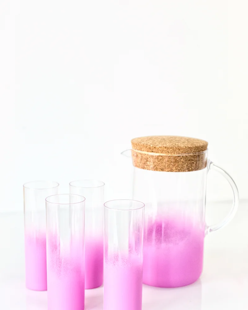 verre ombre diy peinture