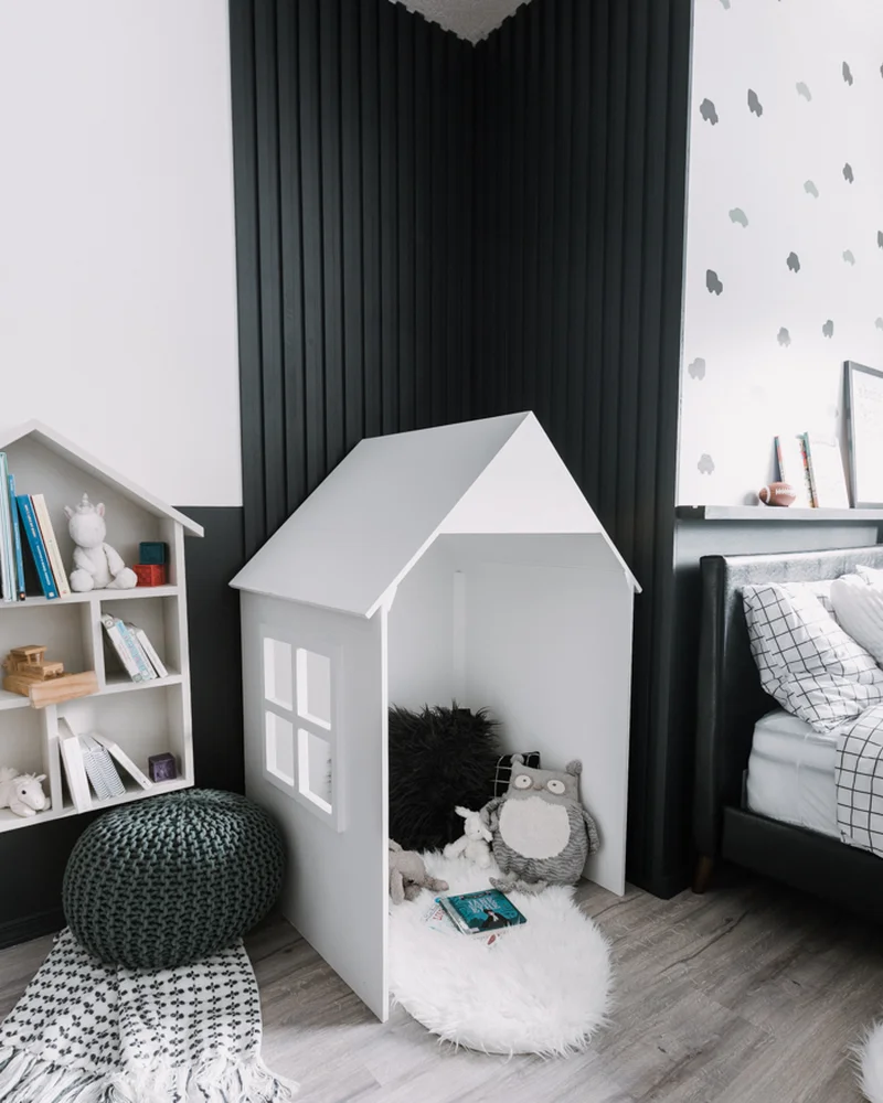 cabane enfant bois diy moderne
