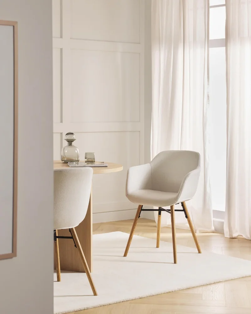 Chaise scandinave en tissu Westwing