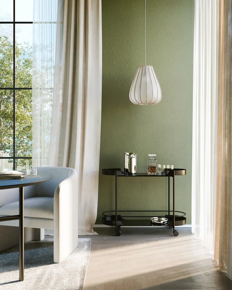 Desserte à roulettes métal noir Westwing