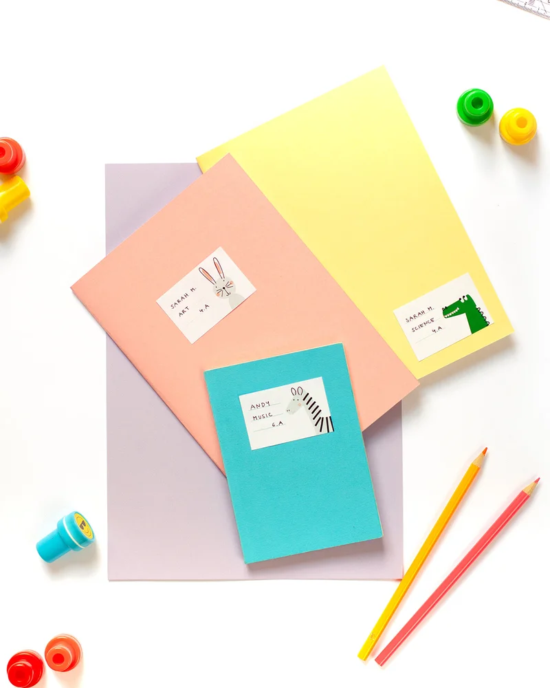 etiquette rentree diy animaux