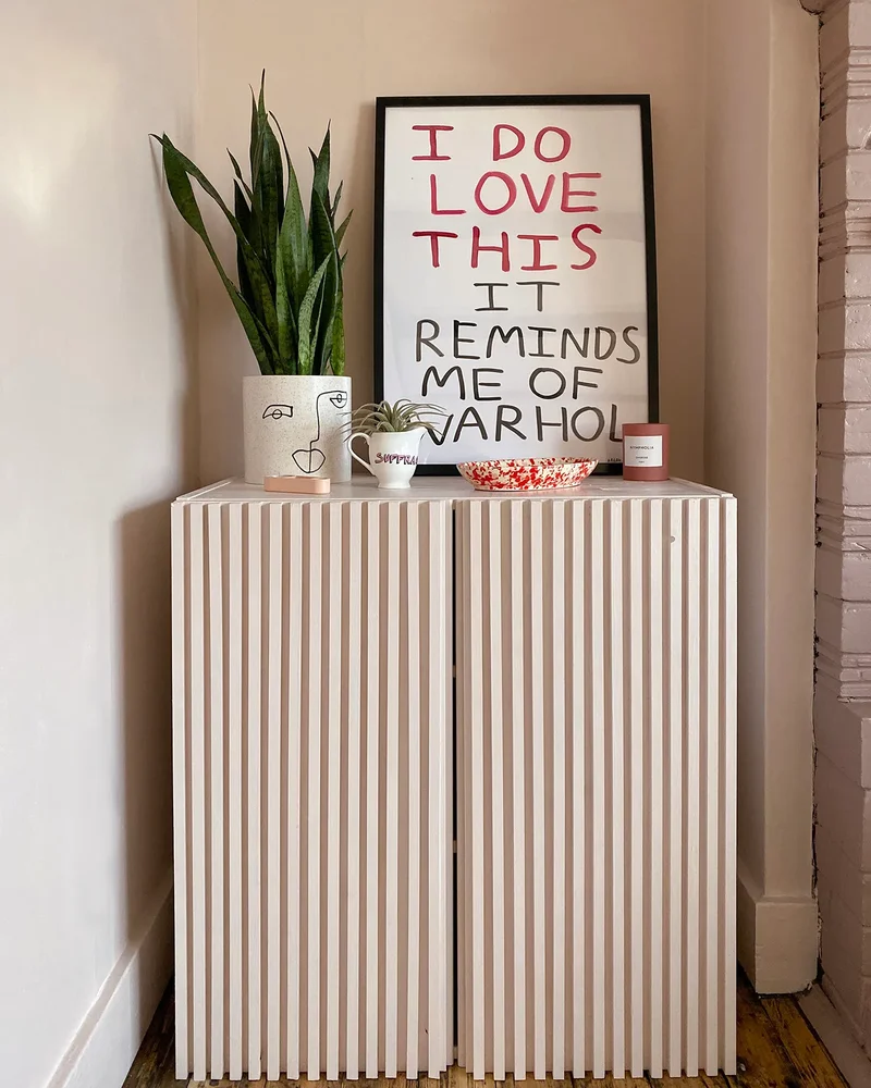 ikea hack ivar tasseaux bois