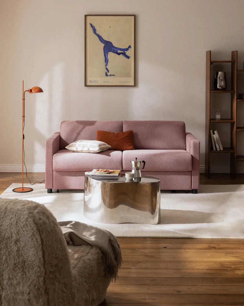 Canapé convertible rose Westwing