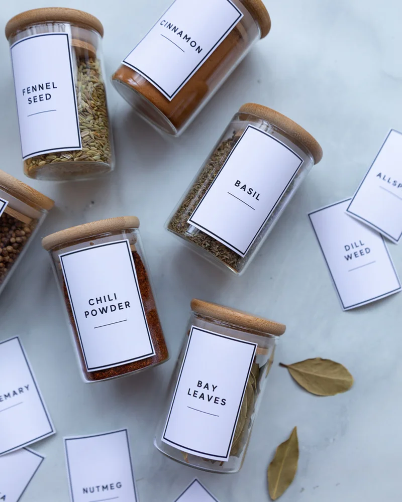 etiquette bocal a imprimer diy epices