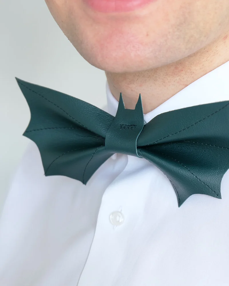 noeud papillon batman cuir diy
