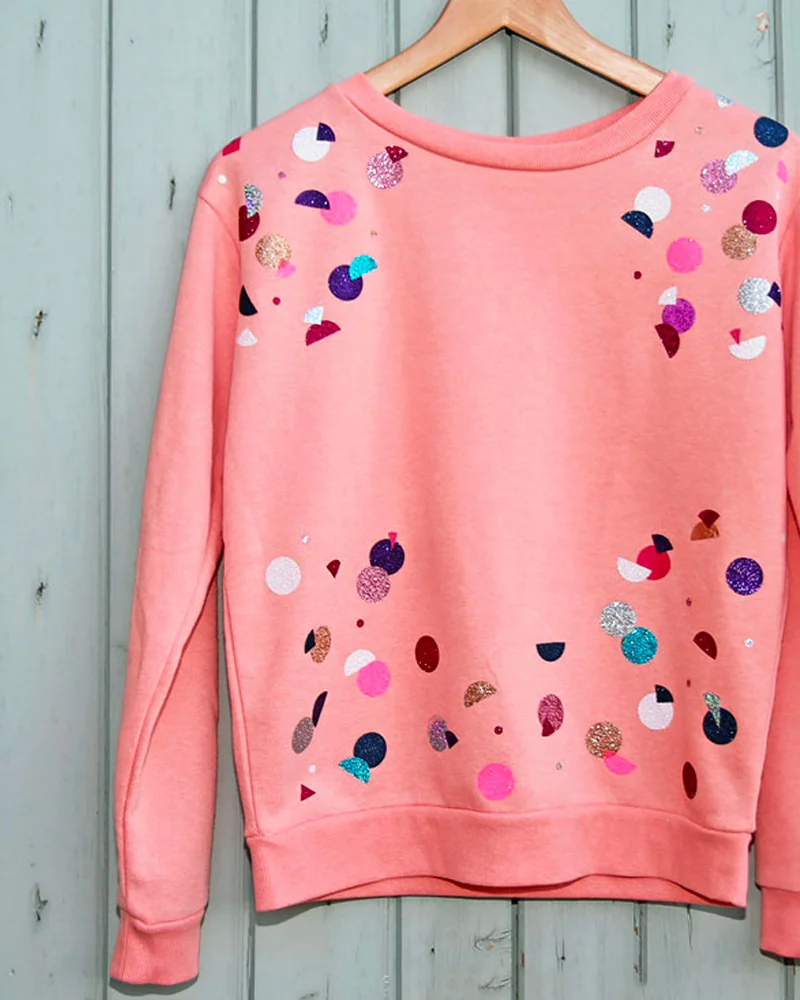 pull diy motif geometrique