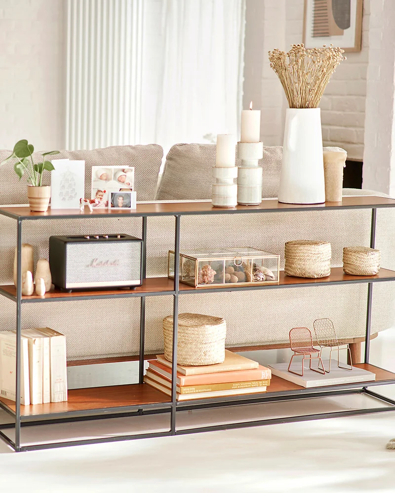 Bibliothèque industrielle basse La Redoute