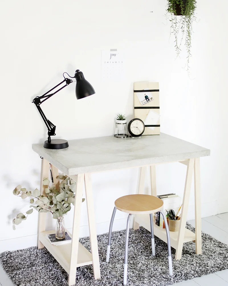 bureau beton diy