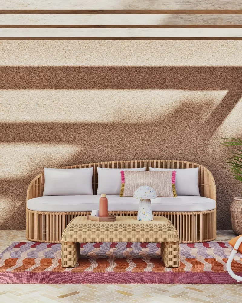 Lampe champignon extérieure terrazzo Maisons du Monde