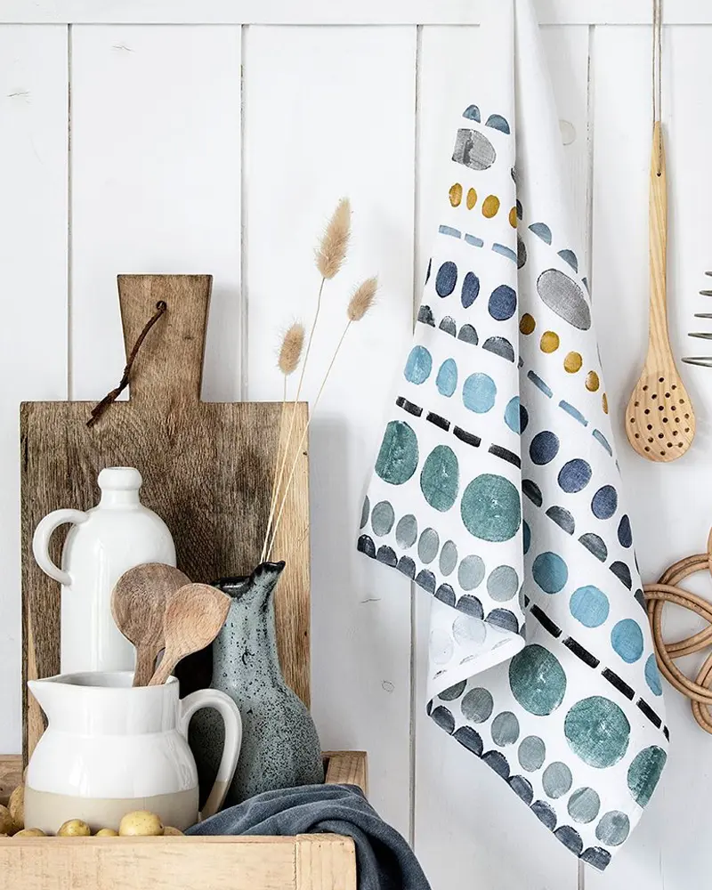 torchon diy peinture textile