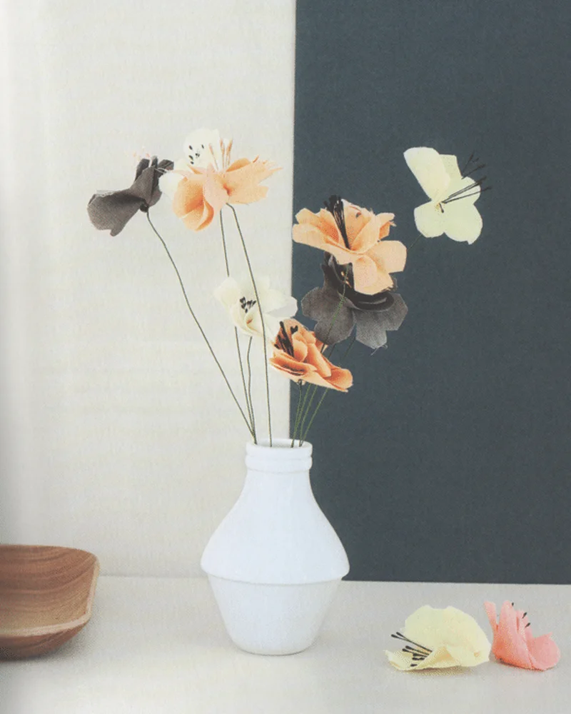 bouquet fleurs tissu diy