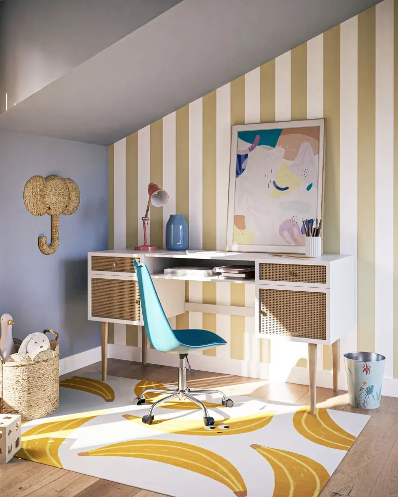 Bureau blanc en cannage Maisons du Monde