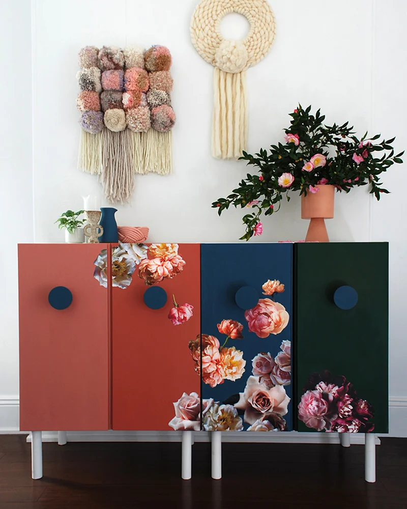 ikea hack ivar buffet colore