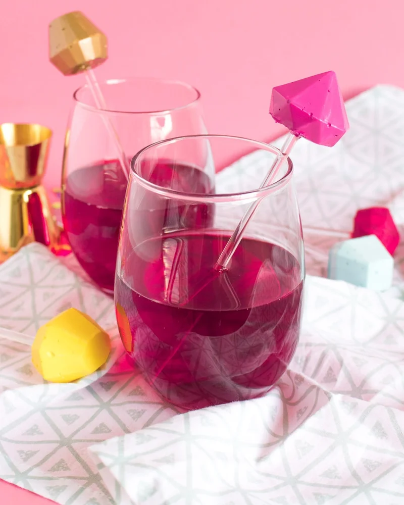 melangeur boisson diy geometrique