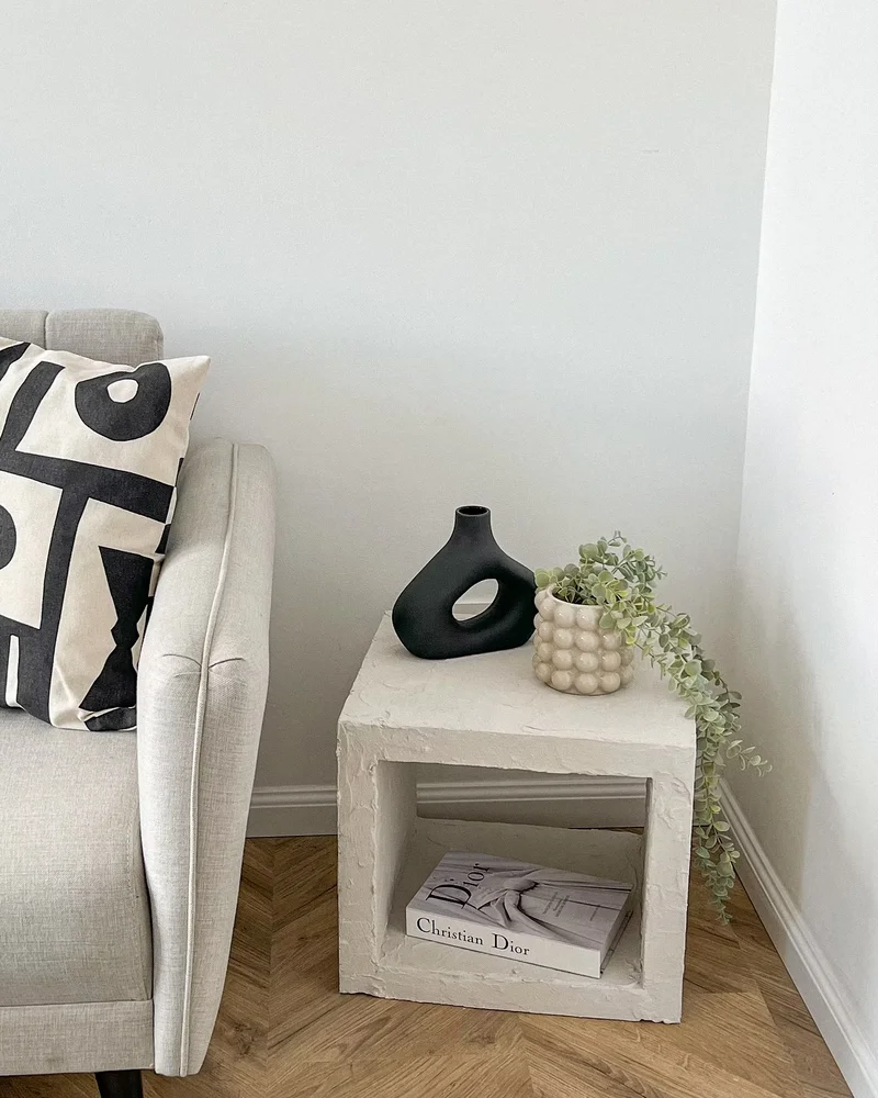 table appoint effet beton diy