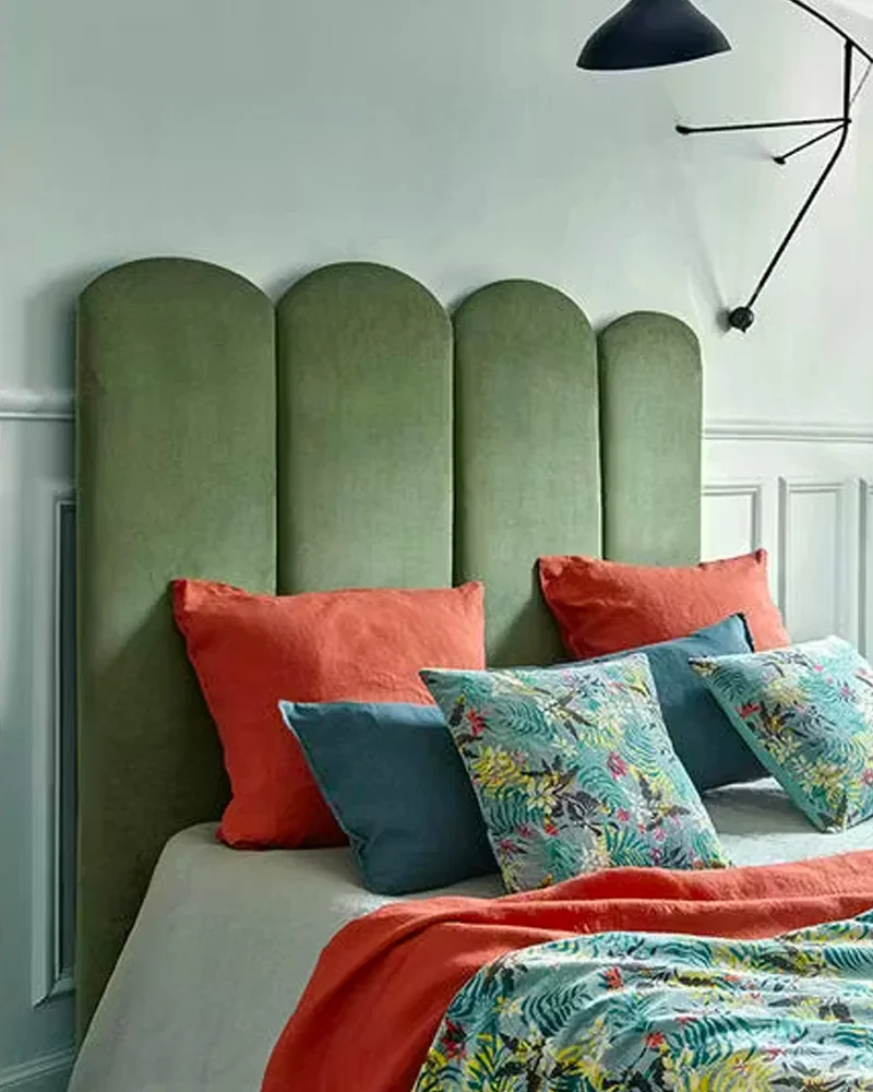tete de lit diy velours