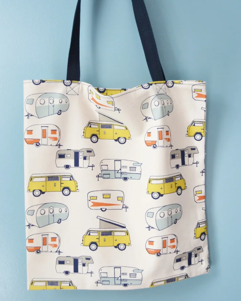 totebag couture tissu motif diy