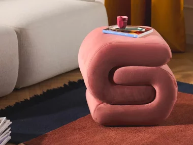 acheter pouf velours