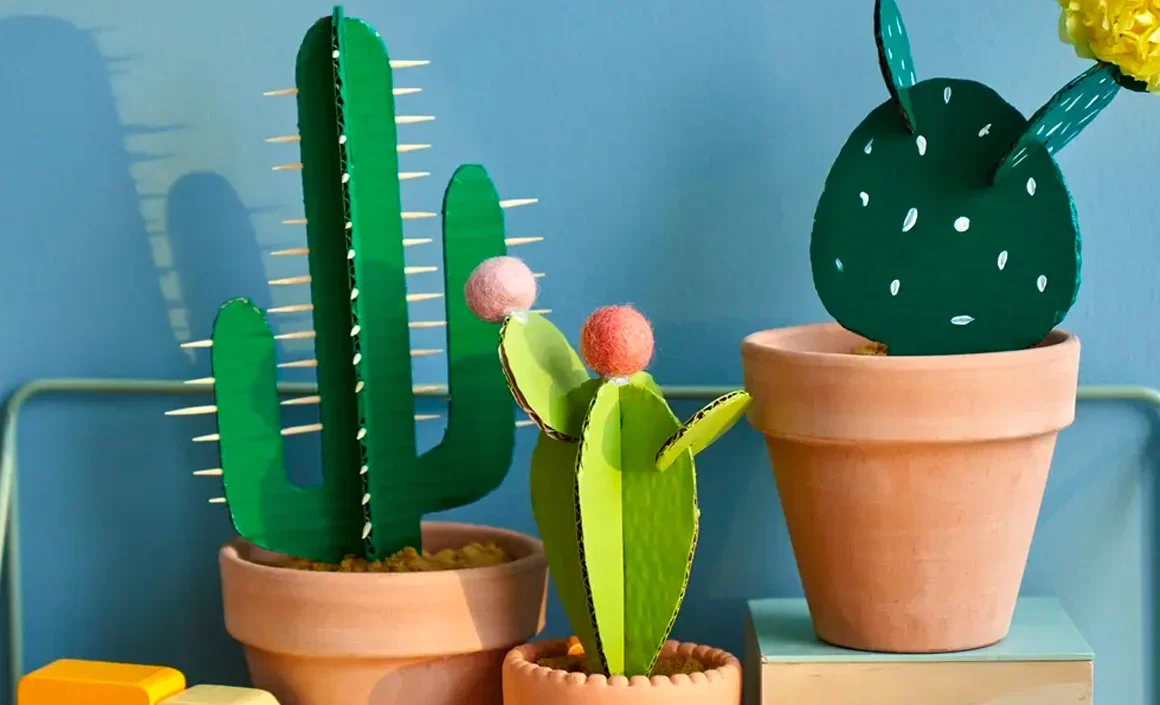 fabriquer cactus diy