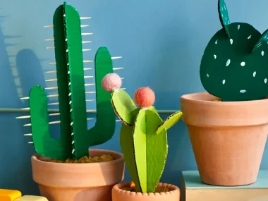 fabriquer cactus diy