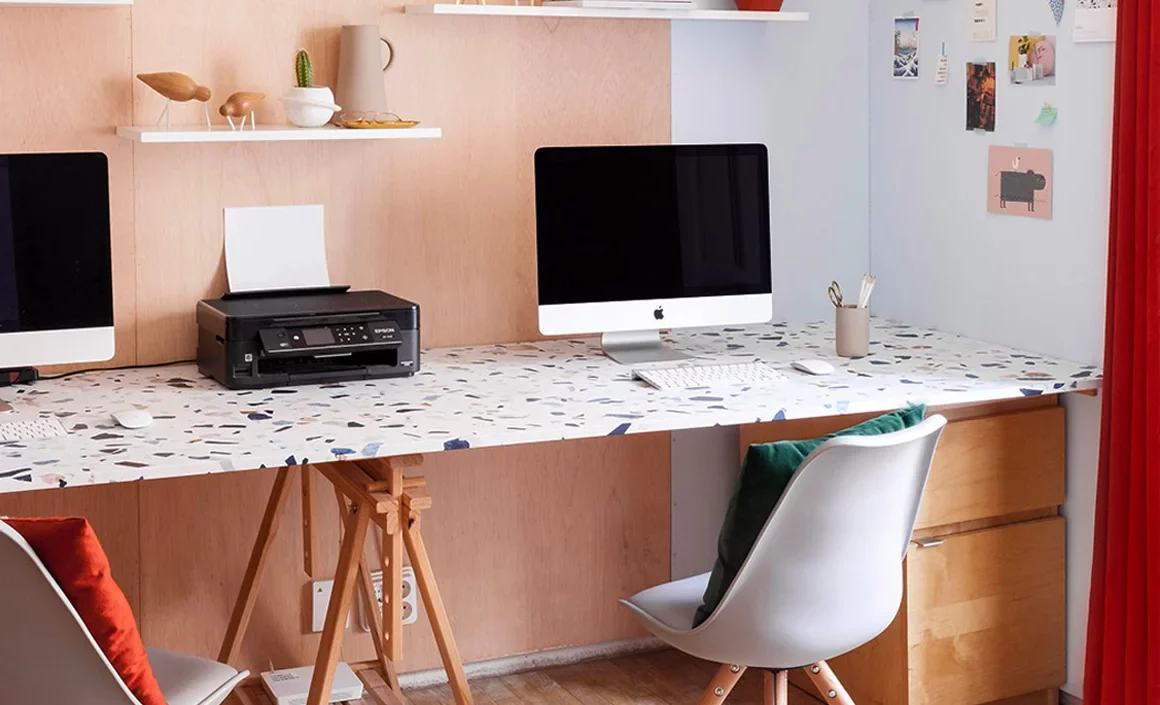 fabriquer diy terrazzo