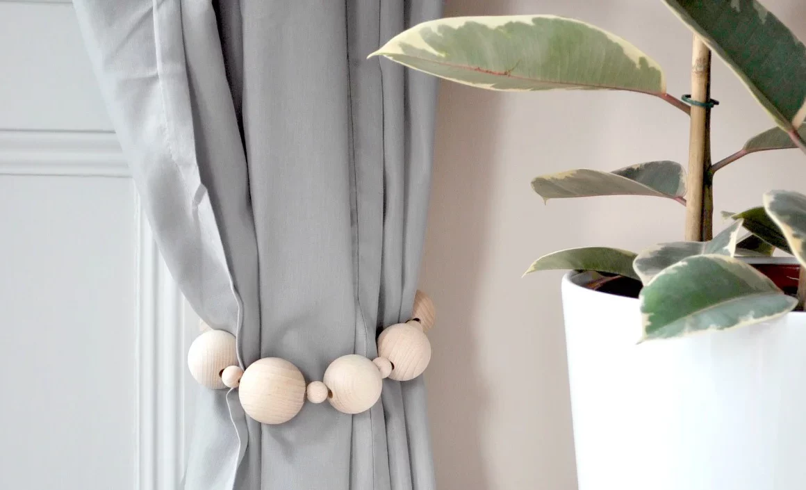 fabriquer embrasse rideau diy
