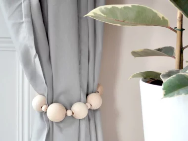 fabriquer embrasse rideau diy