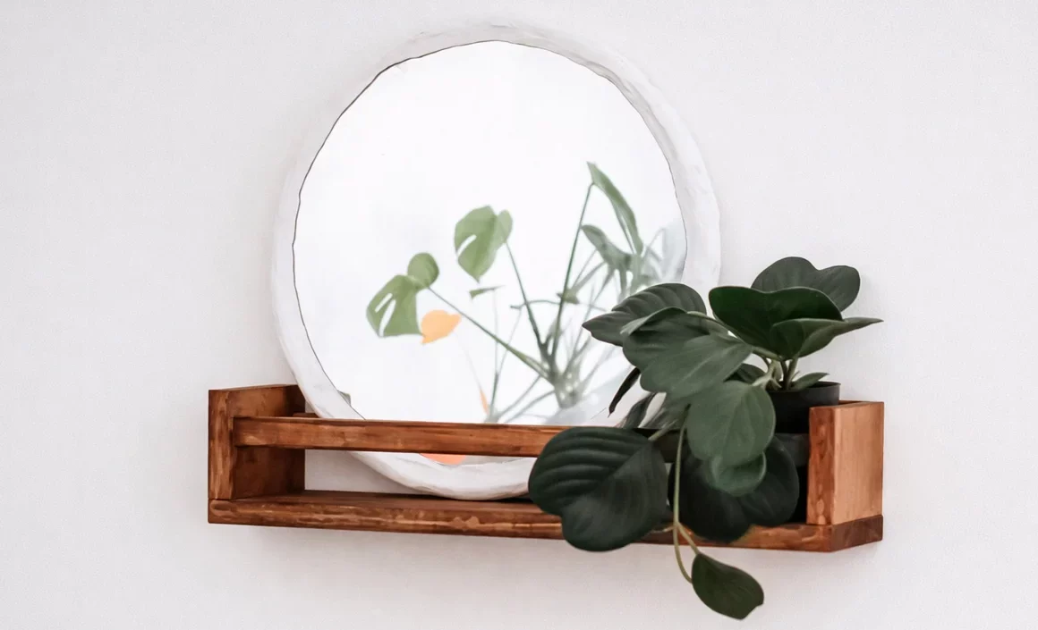 fabriquer miroir organique diy