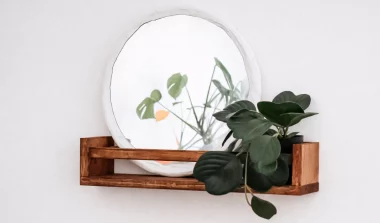fabriquer miroir organique diy