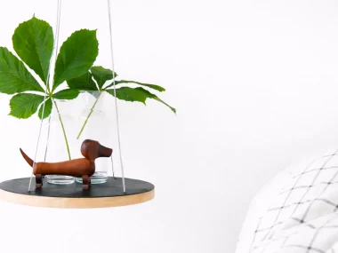 fabriquer table chevet suspendue diy