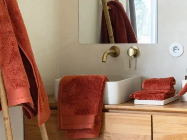 grande serviette bain