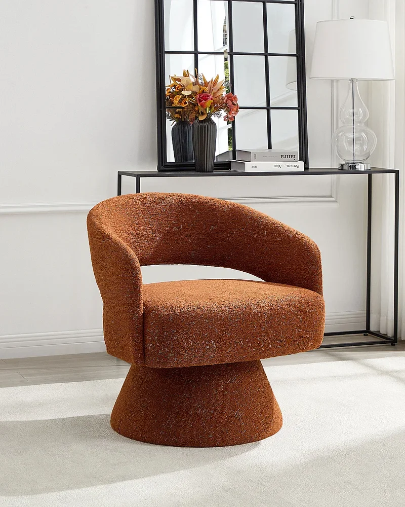 Fauteuil terracotta vintage Vente-unique