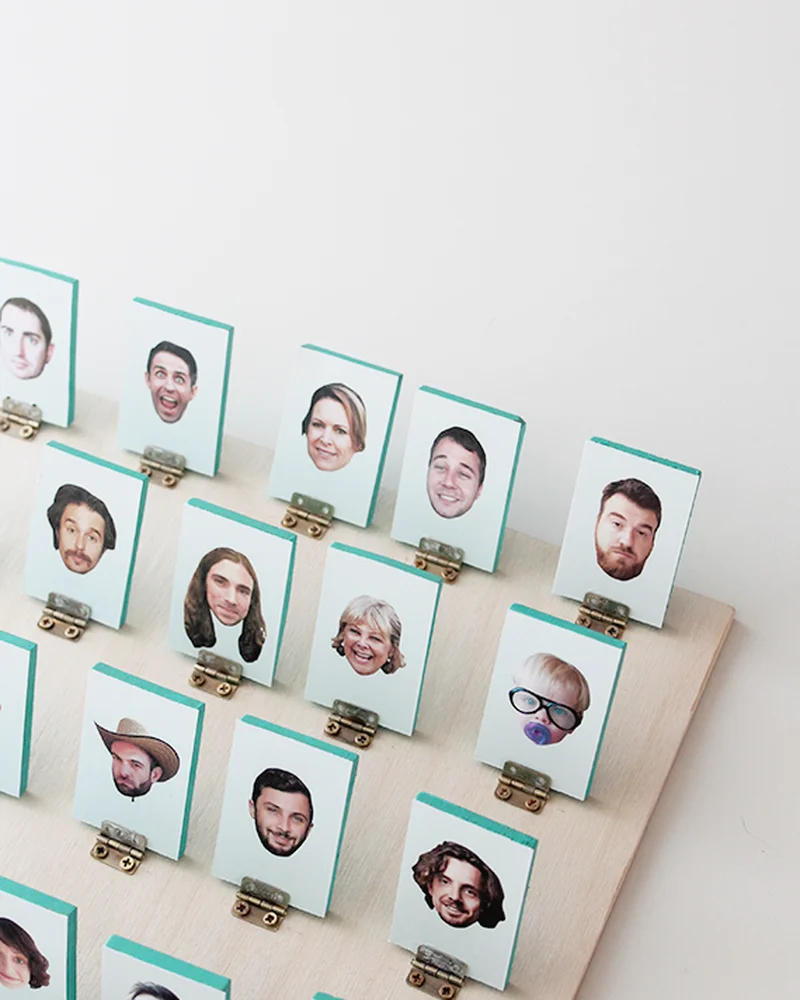 jeu qui est ce diy enfant