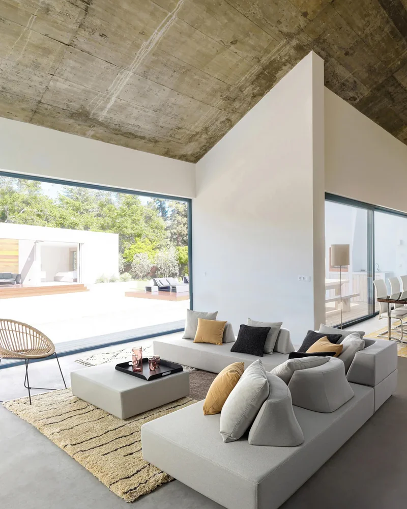 Salon de jardin d'angle modulable gris Westwing