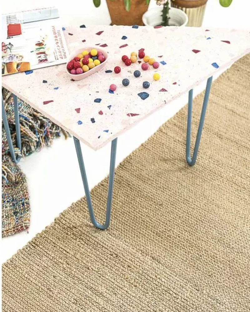 table appoint terrazzo diy