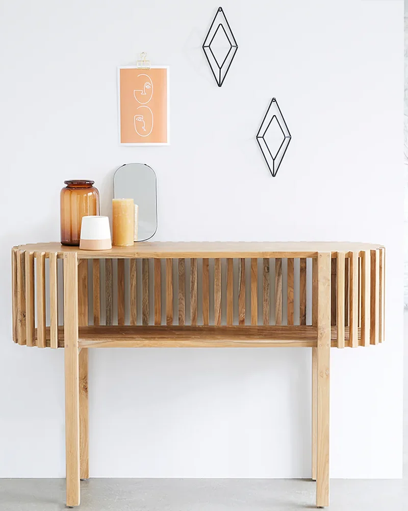 Console en tasseaux de bois Berah Getah