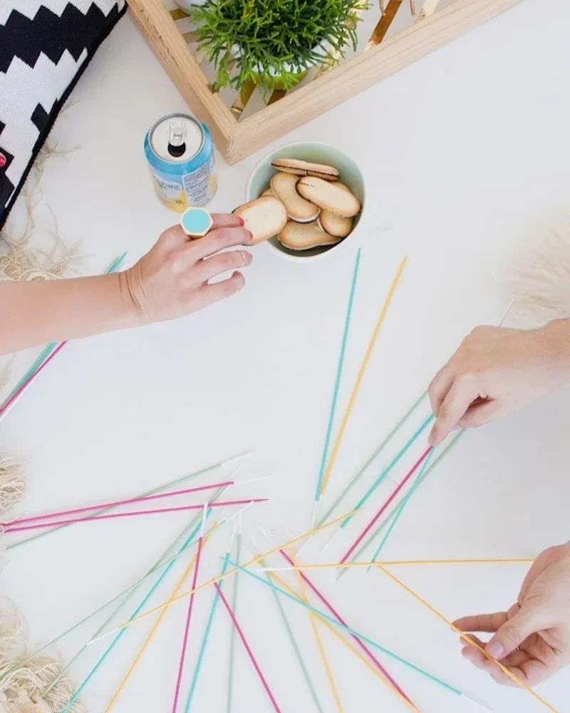 jeu mikado diy enfant