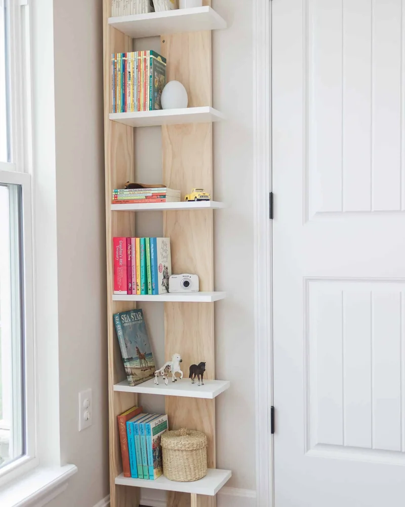 bibliotheque diy angle