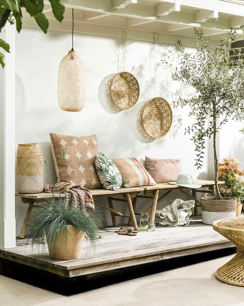 deco terrasse cosy cocooning naturelle