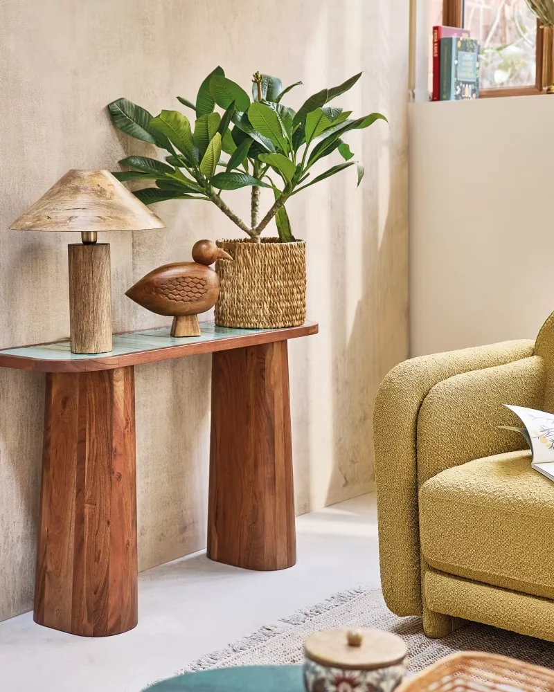 Console bois et carrelage Maisons du Monde