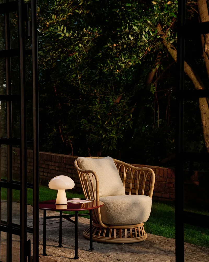 Fauteuil de jardin en rotin Westwing